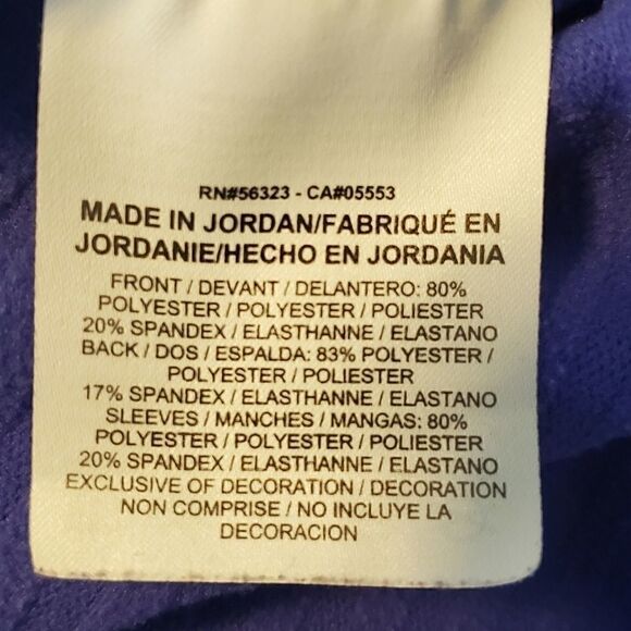 Nike Purple 3/4 Zip Up Pullover - Picture 5 of 5